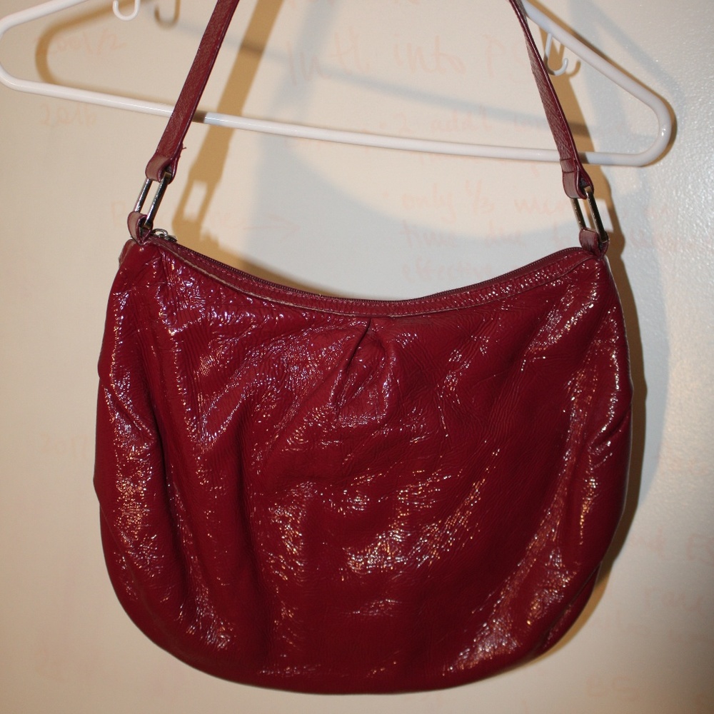 Deep Hot Pink Hobo Bag